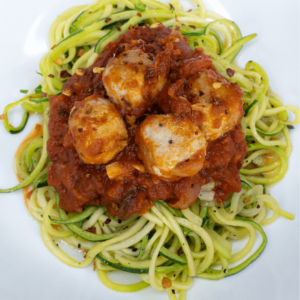 Zoodles & Meatballs